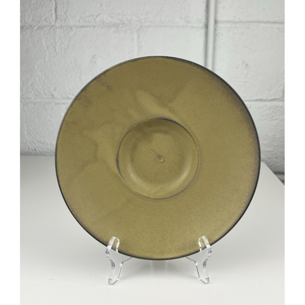 Miyama Rene Ozorio Wabi Sabi Wheat Rimmed Coupe Bowl 9.25" Matte Minimalist